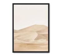 DECOALMA, Tableau décoratif avec cadre noir, paysage désert, 50 x 70 x 2 cm, 1,71 kg, 1 pièce, verticale, rectangulaire, nature, décoration de la maison