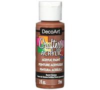 DecoArt Crafters Acrylique Couleur, Multi-usages, Burnt Sienna 59 ML