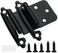 Decobasics variable Overlay Cabinet Charnières, Noir Lot de 10