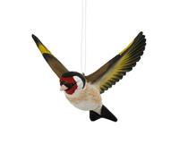 Décobird chardonneret en plein vol