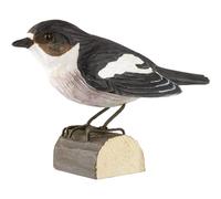 DecoBird (WG4415) - Oiseau décoratif en bois sculpté à la main - Petits oiseaux européens