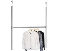 DecoBros Barre de penderie réglable Chromé