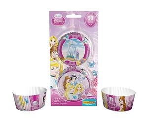 Decocino Lot de 50 moules à muffins Princesse - Ø env. 5 cm - Moules à cupcakes Disney en papier pour décoration de muffins et cupcakes, par exemple pour anniversaire d'enfant