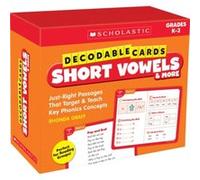 Decodable Cards Short Vowels amp More JustRight Passages That Target amp Teach Key Phonics Concepts by Rhonda Graff Rhonda Graff (Auteur)