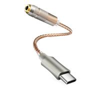 Décodage auditif Amplificateur de casque USB C vers interfaces 3,5 mm Décodage auditif numérique Câble sonore