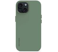 Decoded AntiMicrobial Silicone Backcover iPhone 15 Plus Sage Leaf coque pour téléphone 6.7" Housse Vert pour Apple iPhone 15 Plus