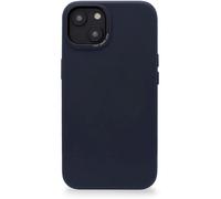 Decoded Coque arrière en cuir pour iPhone 14 Plus Bleu acier