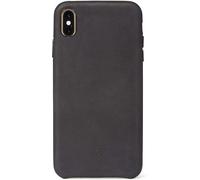 Decoded Coque arrière protection en cuir souple pour iPhone Xs Max cuir noir
