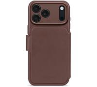 Decoded Portefeuille détachable 2 en 1 MagSafe pour iPhone 17 Pro en cuir Marron