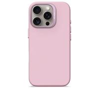 Decoded Bags Coque en silicone pour iPhone 16 Pro Compatible MagSafe Antimicrobienne Rose