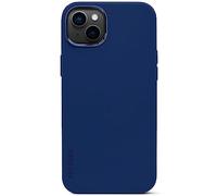 Coque pour iPhone 14 Plus MagSafe en Silicone Antimicrobienne Decoded Bleu marine