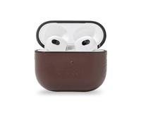 Decoded Coque pour Apple Apple Pods 3 en Cuir Véritable Marron
