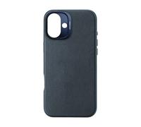 Decoded Coque pour iPhone 16 Plus Antichocs en Cuir Compatible Bleu