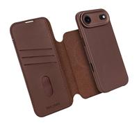 DECODED Coque pour iPhone 17 Air, 2-en-1, Détachable, Cuir ECCO Premium, Compatible avec MagSafe, Magnétique, Protection Caméra, Bouton Camera Control, Anti-Rayures, Marron