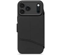 DECODED Coque 2-en-1 pour iPhone 17 Air – Silicone liquide antimicrobien, compatible MagSafe, Noir