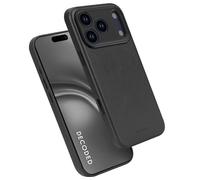 DECODED Coque pour iPhone 17 Pro Max, Cuir ECCO Premium, Compatible avec MagSafe, Magnétique, Protection Caméra, Bouton Camera Control, Anti-Rayures, Noir