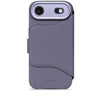 DECODED Coque Silicone 2-en-1 pour iPhone 17 Air, Portefeuille Détachable, Finition Premium Soft-Touch, Revêtement Antibactérien, Compatible MagSafe, Protection Antichute, Bleu