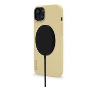 Coque pour iPhone 14 Plus MagSafe en Silicone Antimicrobienne Beige