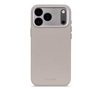 DECODED Coque pour iPhone 17 Pro Max, Cuir ECCO Premium, Compatible avec MagSafe, Magnétique, Protection Caméra, Bouton Camera Control, Anti-Rayures, Beige