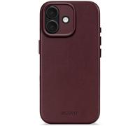 Decoded Decoded Coque en cuir MagSafe pour iPhone 17 Burgundy Rouge foncé