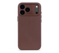 Decoded Coque iPhone 17 Pro Max – Cuir ECCO Premium, MagSafe, Protection caméra, Anti-rayures, Brun