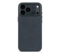 Decoded Bags Coque pour iPhone 17 Pro Cuir ECCO Premium MagSafe Protection Caméra Bleu