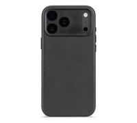 Decoded Bags Coque pour iPhone 17 Pro MagSafe en cuir antichocs Noir