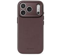 Decoded Decoded Coque en cuir MagSafe pour iPhone 18 Pro / 17 Pro Chocolate Brown Brun foncé