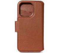 Decoded Decoded Portefeuille détachable 2 en 1 en cuir iPhone 15 Pro Max Tan Marron