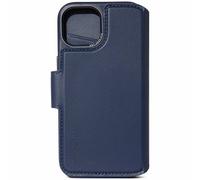 Decoded Decoded Portefeuille détachable 2 en 1 en cuir iPhone 15 True Navy Bleu foncé