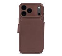 Decoded Decoded Portefeuille détachable 2 en 1 en cuir MagSafe iPhone 17 Pro Chocolate Brown Marron