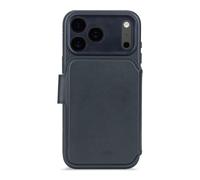 Decoded Bags Étui Folio iPhone 17 Pro MagSafe Cuir, Coque détachable Bleu marine