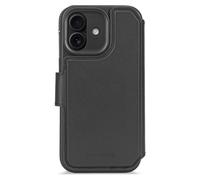 Decoded Bags Coque 2-en-1 détachable pour iPhone 17 – Cuir ECCO Premium, MagSafe, Noir