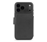Decoded Bags Portefeuille détachable 2-en-1 en cuir MagSafe iPhone 17 Pro Max Noir