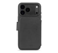 Decoded Portefeuille détachable 2-en-1 MagSafe iPhone 17 Pro cuir ECCO Premium Noir