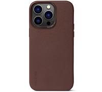 DECODED - Étui de Protection en Cuir pour iPhone 14 Pro Max Compatible avec MagSafe (Marron)
