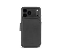Decoded Portefeuille détachable 2-en-1 MagSafe iPhone 17 Pro cuir ECCO Premium Noir