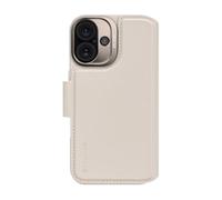 Etui pour iPhone 16 Folio MagSafe avec Porte-cartes et Coque Détachable Beige