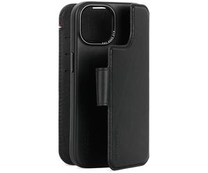 DECODED Étui portefeuille amovible 2 en 1 pour Apple iPhone 15 (6,1") - Cuir européen de qualité supérieure - Porte-cartes - Protection et antichoc - Compatible avec MagSafe - Doublure en microfibre -