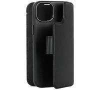 Etui Cuir pour iPhone 15 Plus Coque détachable Anti-chutes 1.2m Portefeuille Compatible MagSafe Noir
