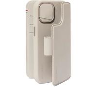 Etui Cuir pour iPhone 15 Plus Coque détachable Anti-chutes 1.2m Portefeuille Compatible MagSafe Clay