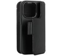 DECODED Étui portefeuille amovible 2 en 1 pour Apple iPhone 15 Pro (6,1") - Cuir européen de qualité supérieure - Porte-cartes - Protection et antichoc - Compatible avec MagSafe - Doublure en