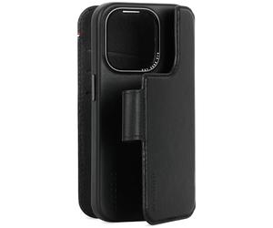 DECODED Étui portefeuille amovible 2 en 1 pour Apple iPhone 15 Pro (6,1") - Cuir européen de qualité supérieure - Porte-cartes - Protection et antichoc - Compatible avec MagSafe - Doublure en