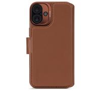 Decoded Decoded Portefeuille détachable 2 en 1 en cuir MagSafe iPhone 16 Tan Marron