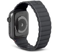 Decoded Silicone Magnetic Traction Strap Lite - Bracelet de montre pour montre intelligente - Charbon - pour Apple Watch Hermès Series 9, SE 3, Series 10, Series 11, Series 8, Series 9 G