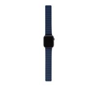 DECODED Silicone Traction Strap | Bracelet de montre magnétique pour Apple Watch 6 / SE / 5 / 4 (44mm) - 3 / 2 / 1 (42mm) (Matte Navy)