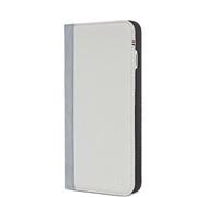 Coque iPhone Etui Housse Cuir | pour Iphone 8/7/6/Plus | Protection d'Ecran, Lanquette Magnetique, Emplacements Cartes, Portefeuille de Protection iPhone | Testé par Apple - Gris