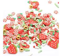 Decoden Lot de 50 g de tranches d'argile pour slime, résine à faire soi-même, décoration de gâteau à dessert, coque de téléphone