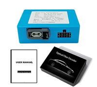 Décodeur à fibre optique Most Box pour Benz autoradio stéréo, Avec guide d'installation, pour Mercedes Benz série ML/GL/R et pour Porsche série 911/boxster/Cayenne