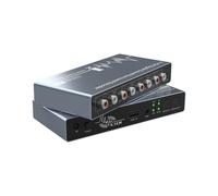 Décodeur Audio 5.1 Canaux, Convertisseur Numérique-Analogique à Fibre Optique 1920x1080, Compatible MP3, WMA, APE, FLAC, AAC, AIF, AIFC